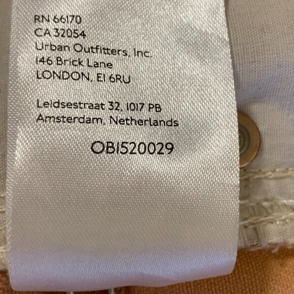 Urban Outfitters BDG Skater Girl Denim in Seamed Sand Jean Shorts SIze 24 - Picture 11 of 15